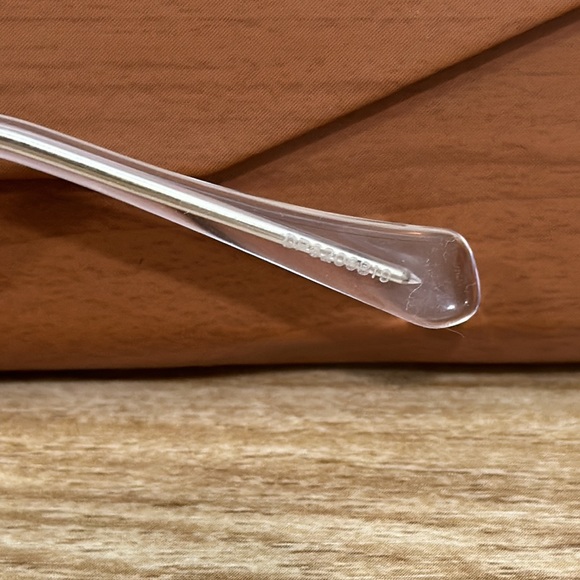 New Miu Miu MU 56U BC17 Gold Metal Oval Sunglasses Core Collection, Generic Case - Picture 8 of 11